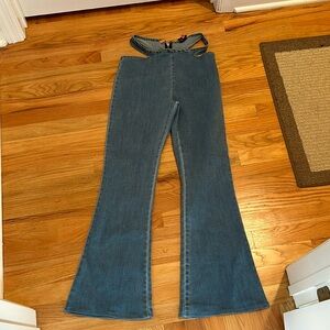 Edikted Jeans with cutouts at waist perfect condition never worn size medium